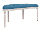 Blue Bench 110.5x45x49 Velvet