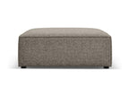 Meubiana - Meubiana pouf in grey chenille - 102x80x40cm