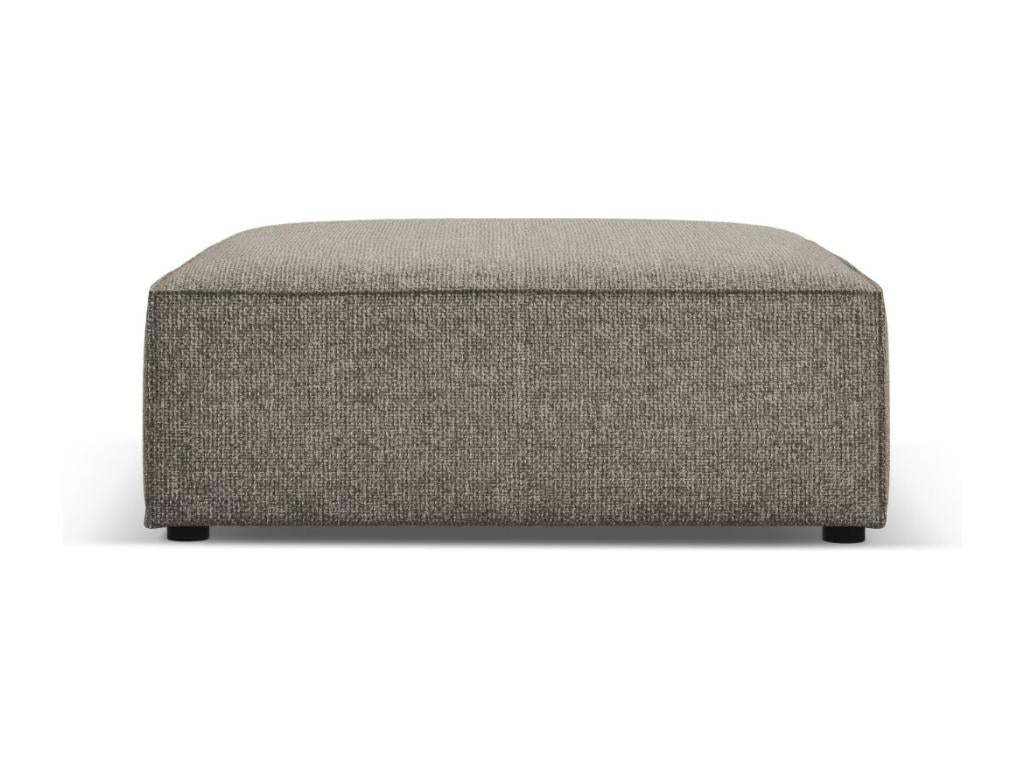 Meubiana - Meubiana pouf in grey chenille - 102x80x40cm
