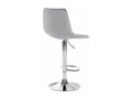 Grey metal bar stool/chair, 45x46x89 cm, 10 0005128