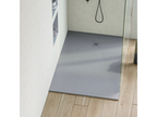 Meubiana Extra-Flat Shower Tray - Meubiana Texture in Grey Polyester - L180 x W75 x H2.6cm - Meubiana