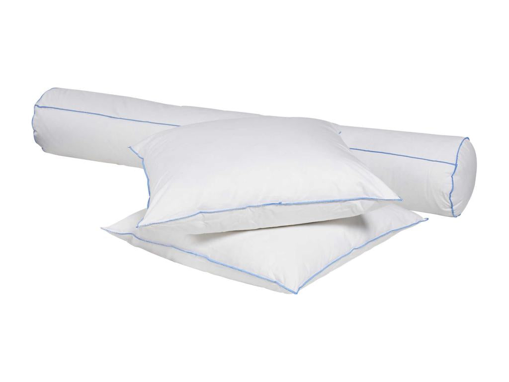 Meubiana 90 Soft Duck Down Anti-Allergen Pillow and Bolster Pack