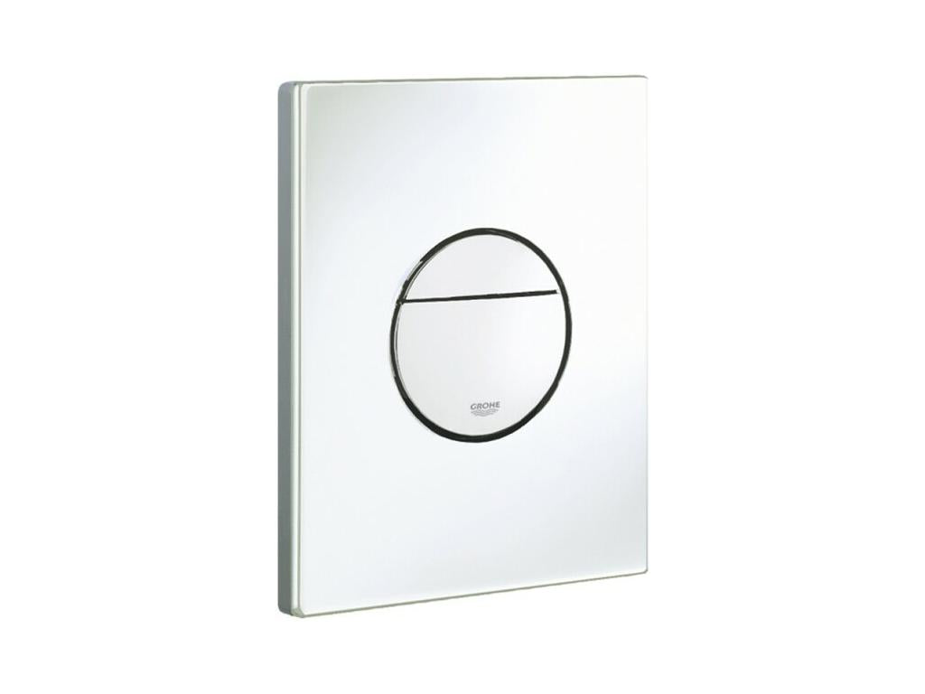 Homzora Sail Alpine White Toilet Flush Plate