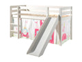 Children's Bed with Slide Meubiana Princess 90x200cm White