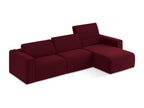 Laviecasa modular corner sofa, right-hand facing, in burgundy - Laviecasa JWQW52338