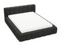 Upholstered Bed with Storage 160x200 cm Double Bed Meubiana Black Velvet