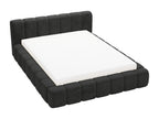 Upholstered Bed with Storage 160x200 cm Double Bed Meubiana Black Velvet