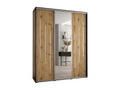 Meubiana 9 Sliding Door Wardrobe 235.2/190/60 3 Doors