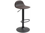 Bar stool - Faux leather / Metal - Brown - Meubiana V2