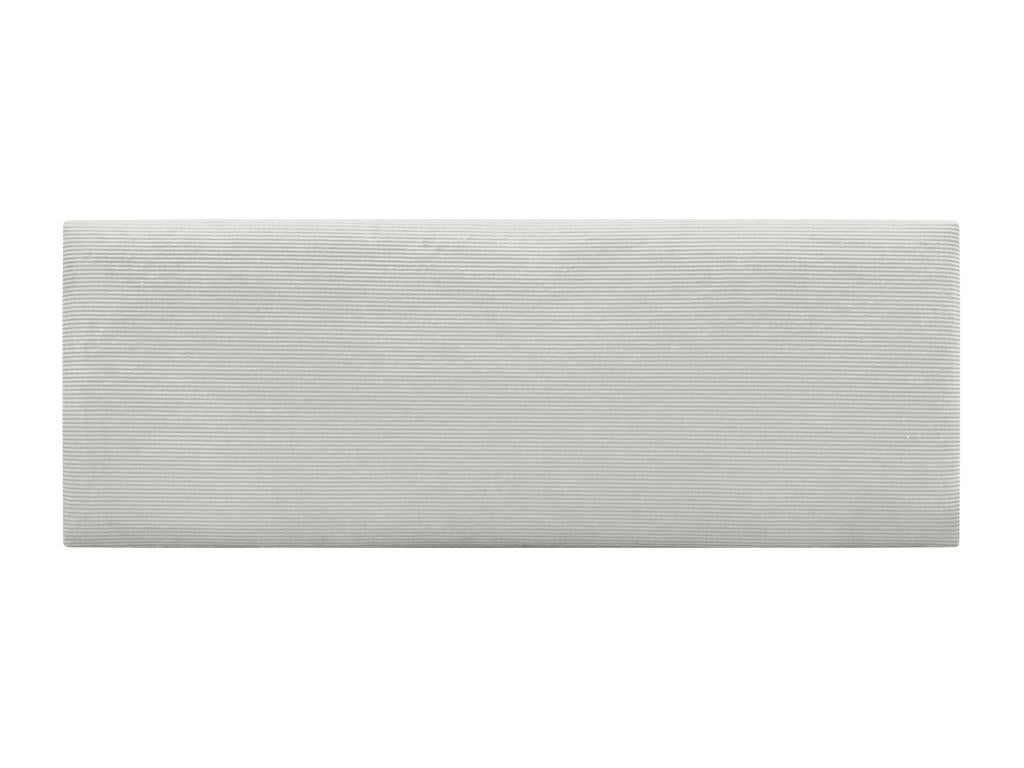 Meubiana Plain Corduroy Headboard 150x60 for 150/160 Beds - Bone White