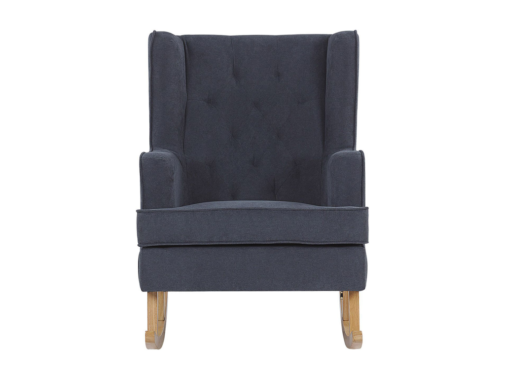 Meubiana Rocking Chair, Dark Grey Fabric