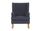 Meubiana Rocking Chair, Dark Grey Fabric