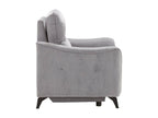 Meubiana - Electric Armchair, Waterproof Fabric, Grey