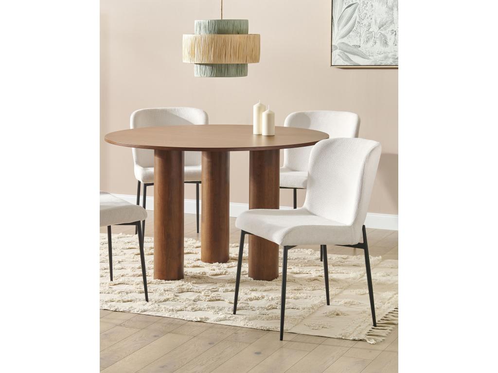 Set of 2 Meubiana Off-White Dining Chairs