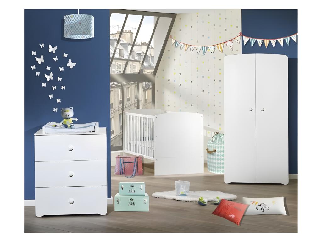 Homzora PRICE New Basic Baby Room Wardrobe with 2 Doors