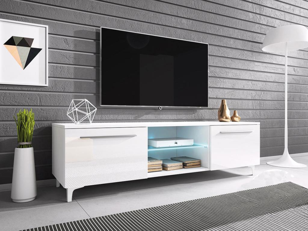 Meubiana 120 TV unit, 2 doors, 150x44x45cm
