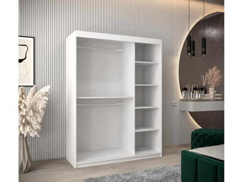 Maroko Sliding Door Wardrobe 200/150/62 2 Doors White/Homzora