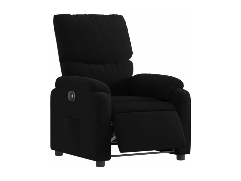 Black Fabric Electric Recliner