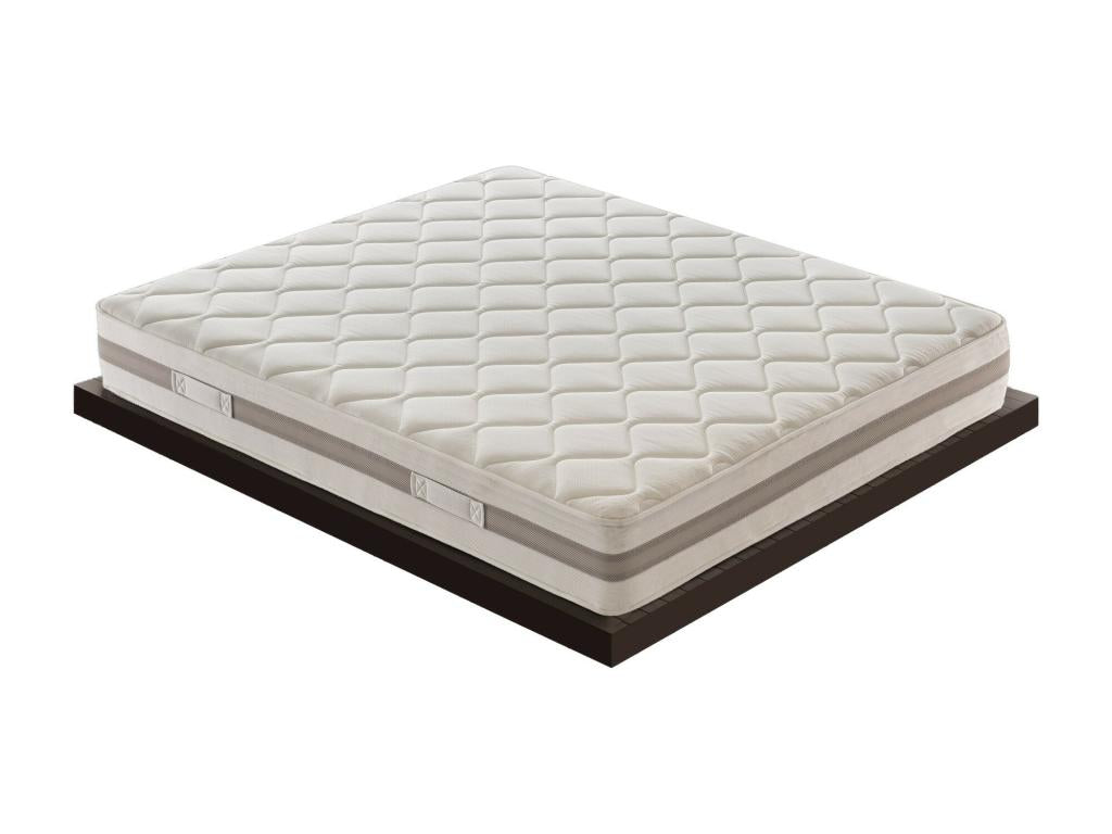 Pocket spring and memory foam mattress, 9 comfort zones, 22 cm high, 140x200 cm