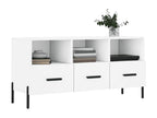 White TV stand 102x36x50 cm engineered wood